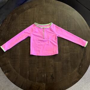 Lilly Pulitzer Girl Luxletic Sydney Sunguard UPF 50 Pink sunset size XS(2-3)